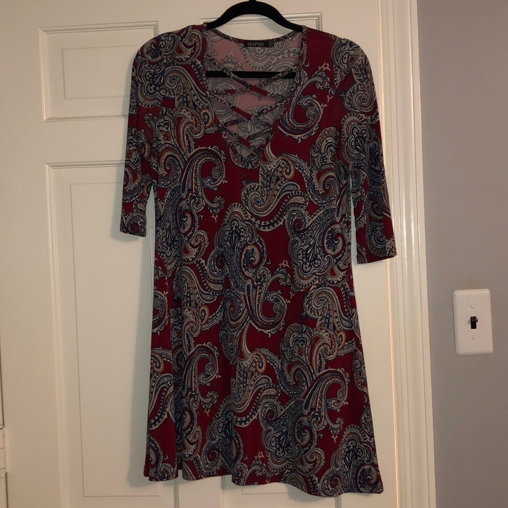 Cross up dress